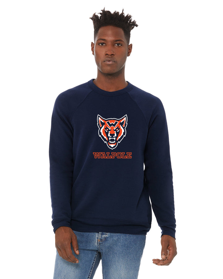 Unisex Walpole Timberwolves Fleece Crewneck Sweatshirt (3901)