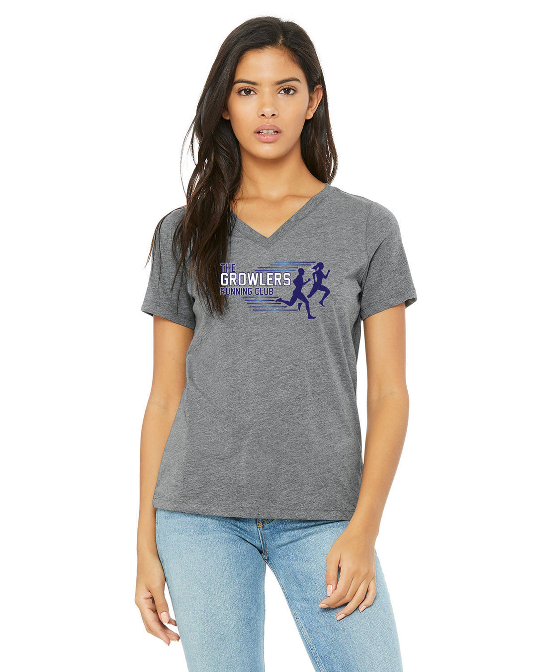 Growlers Women's Triblend V-Neck T-Shirt (6415)