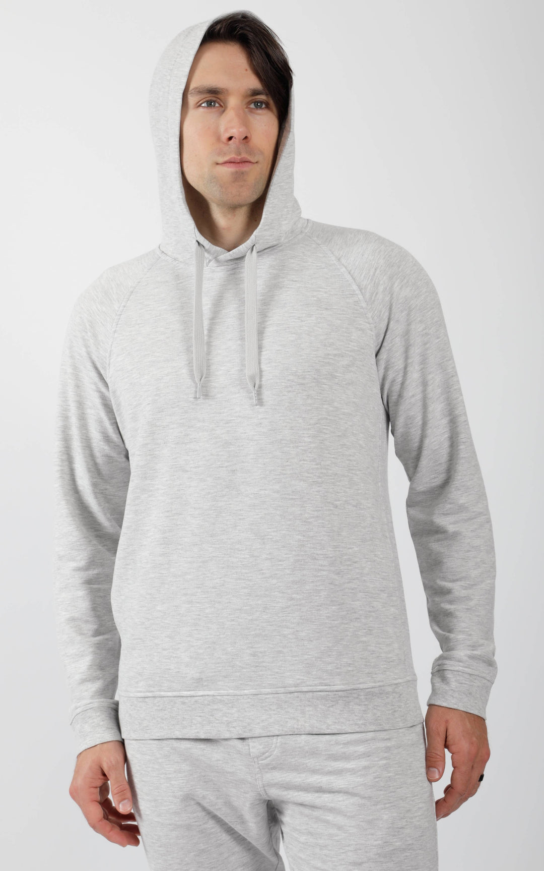 90 Degree by Reflex - Mens Hoodie with Side Pockets- HEATHER GREY – The Run  House