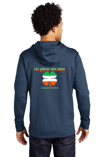 Sudadera con capucha de polar con motivo de San Patricio de WPD (PC590H)