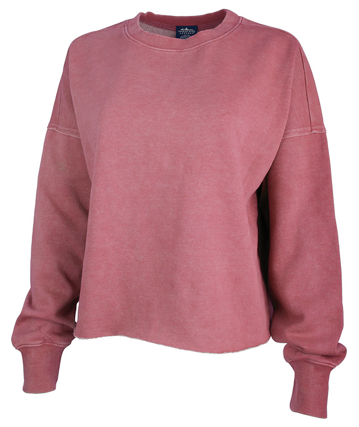 Charles River Clifton Distressed Boxy Sweatshirt WOMEN (9252)