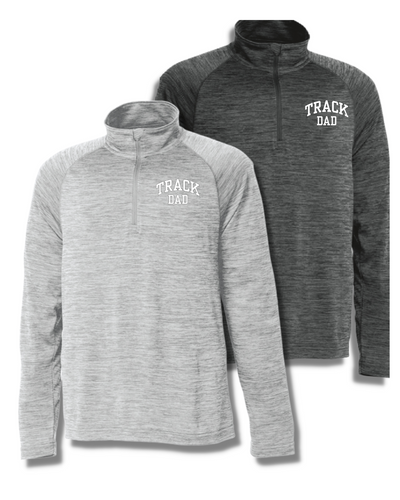 Track Dad Mens Space Dye Performance Pullover (9763)