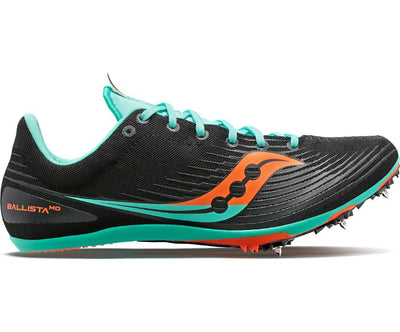 Saucony Ballista MD para hombre, color negro y menta fresca (S29071-26) 