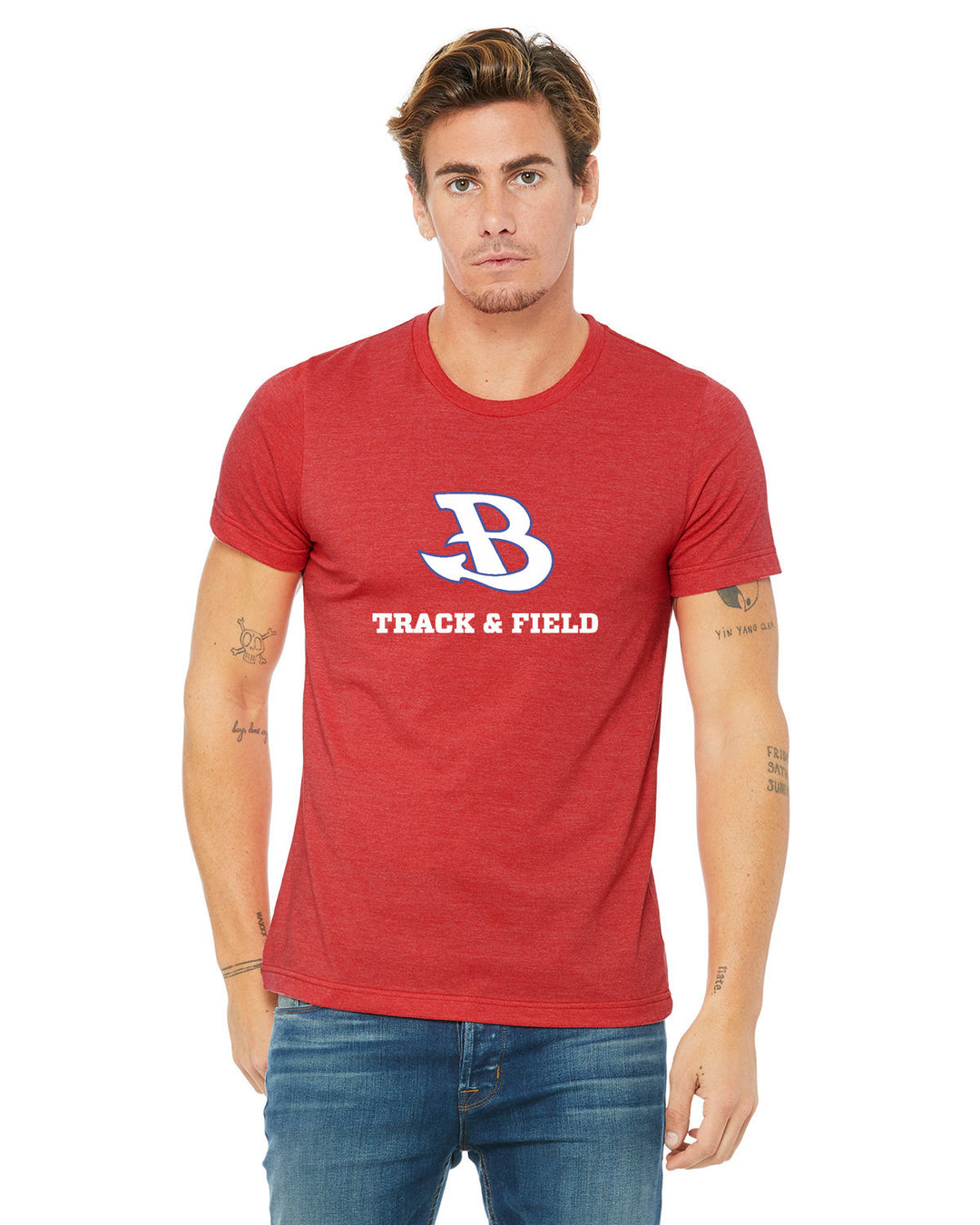 Burlington Track and Field T-Shirt (3001CVC)
