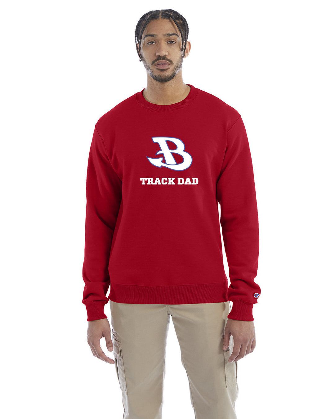 Sudadera con cuello redondo Burlington "Track Dad" Champion (S600)