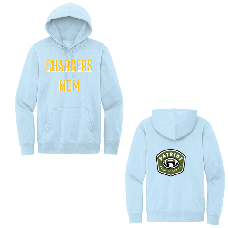 Flag Football Chargers - Adult Fleece Hoodie