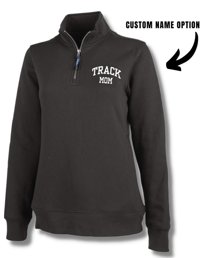 Track Mom Crosswind Quarter Zip Sweatshirt (5459)
