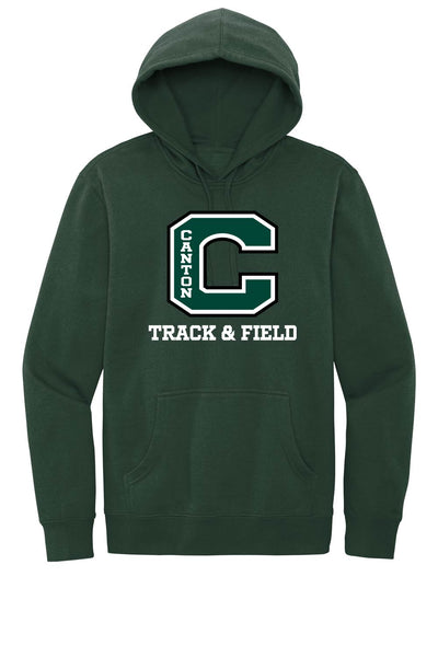 Canton Track & Field - Sudadera con capucha unisex de forro polar VIT (DT6100)