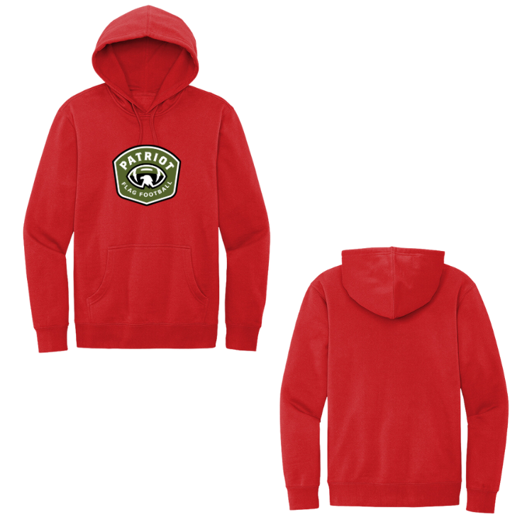 Flag Football Chiefs - Adult Fleece Hoodie