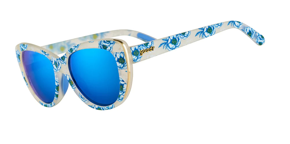 Goodr "Freshly Picked Cerulean" Sunglasses (RG-BLFLW-BL4-RF)