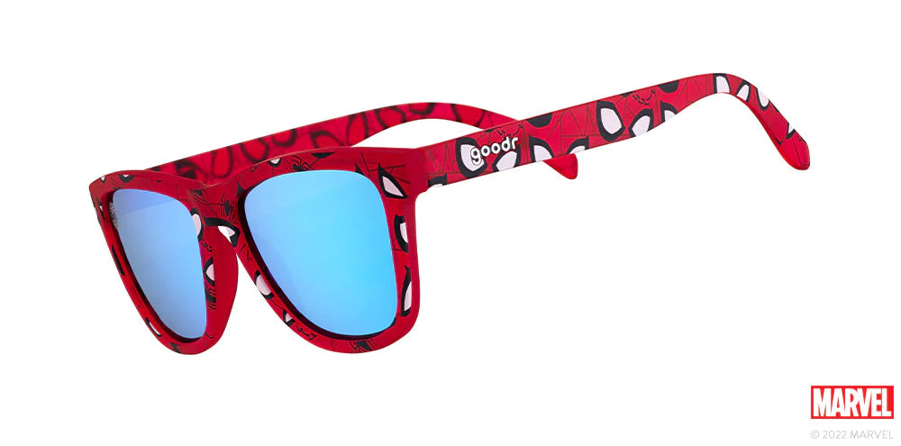 Goodr "Friendly Neighborhood Spider Shades" Sunglasses (G00125-OG-BL4-RF)