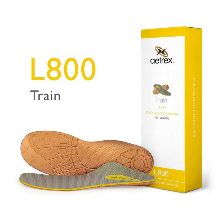 Aetrex Womens Train Orthotics- Insole for Exercise (L800W)