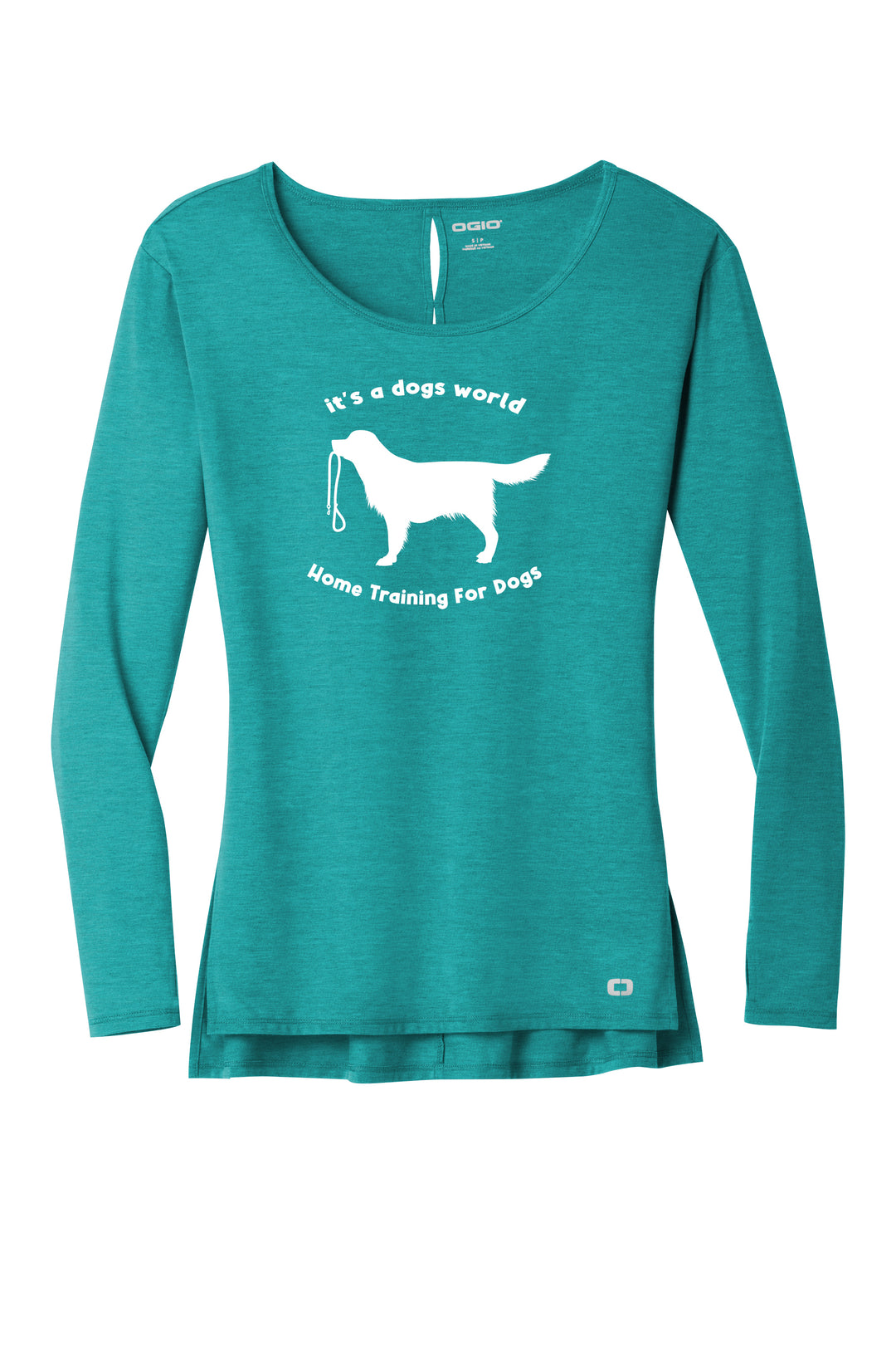 Home Training for Dogs Ladies Long Sleeve Tunic (LOG802)