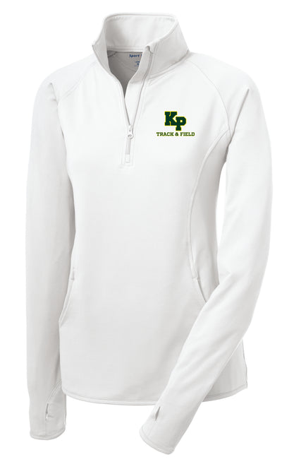 Sudadera King Philip Track & Field con media cremallera para mujer (LST850)