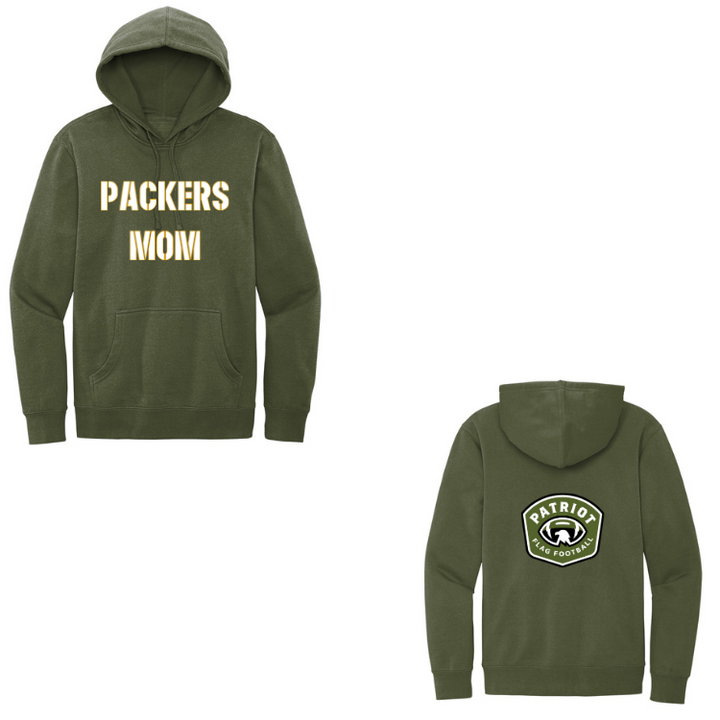 Flag Football Packers - Adult Fleece Hoodie