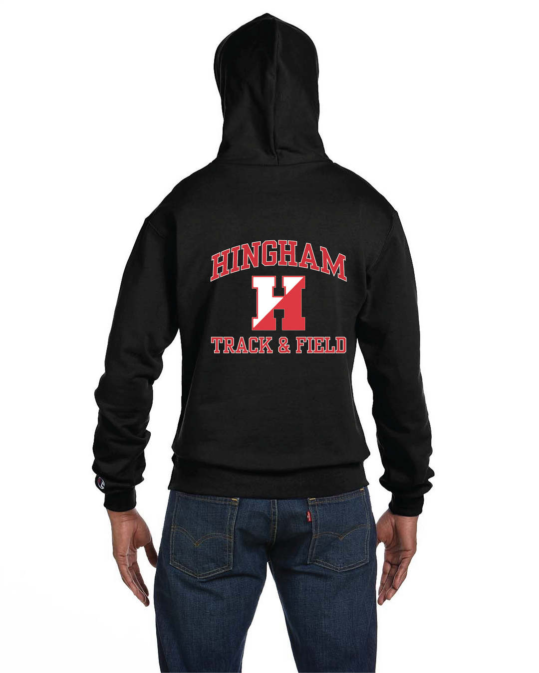 Unisex Hingham Track and Field Champion Pullover Hooded Sweatshirt (S700)