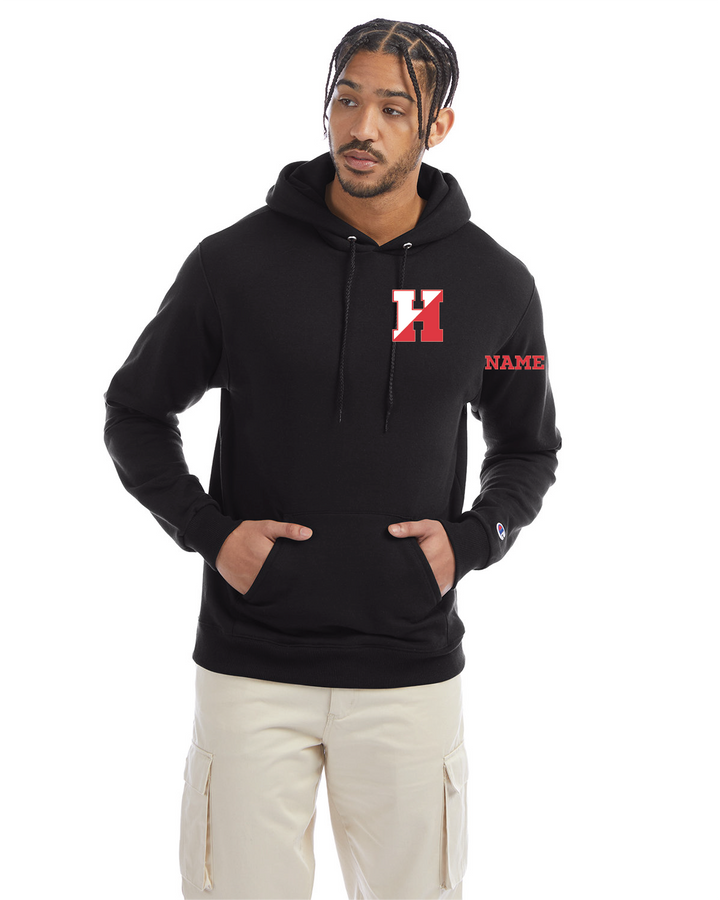 Unisex Hingham Track Dad Champion Pullover Hooded Sweatshirt (S700)