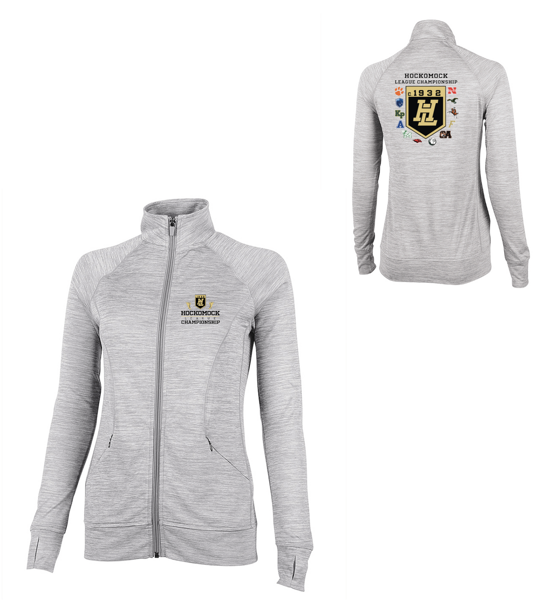 Chaqueta de entrenamiento Tru Fitness para mujer de la Liga Hockomock Championship (5828) 