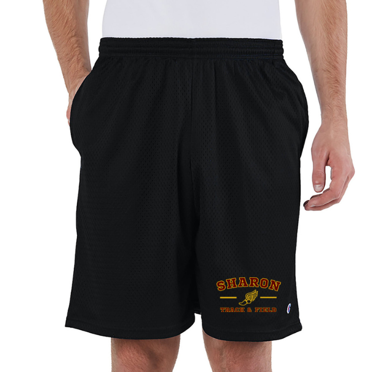 Sharon Track & Field - Champion Adult Mesh Short with Pockets (81622)