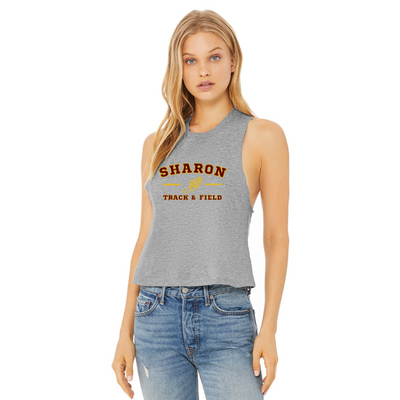 Camiseta de tirantes corta con espalda deportiva Sharon Track & Field para mujer (6682)
