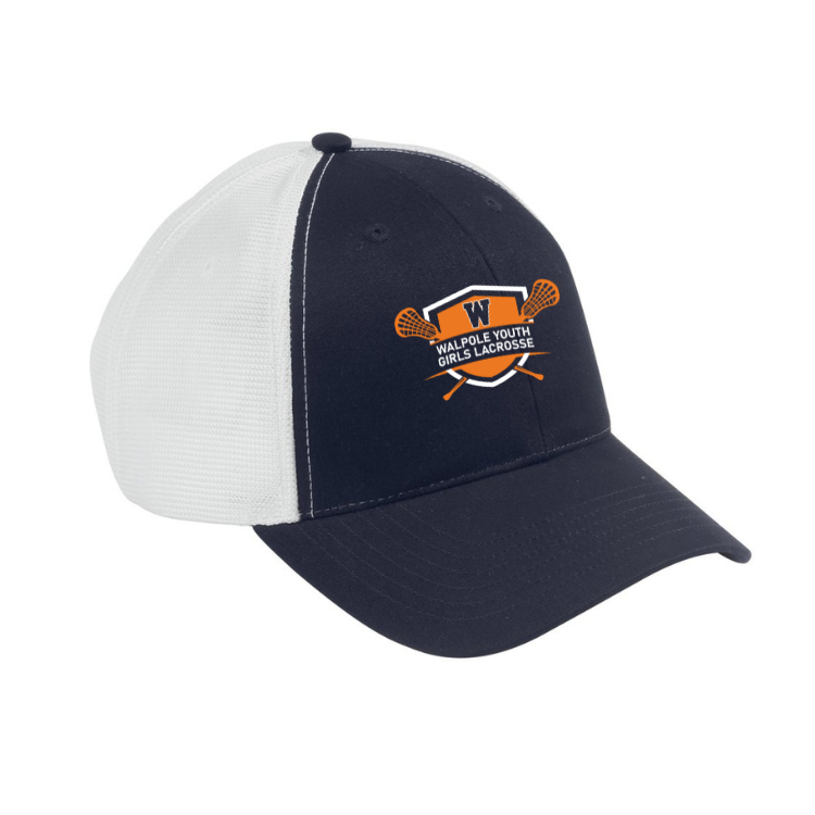 Walpole Girls Youth Lacrosse Old School Baseball Cap with Technical Mesh (OSTM)
