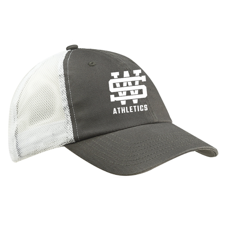 Gorra de camionero lavada para adultos de West Side Track &amp; Field