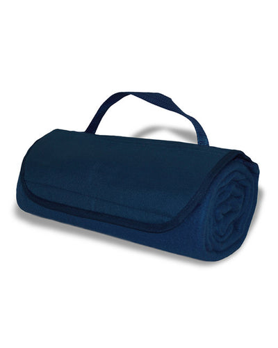 Manta enrollable de vellón - Azul marino (8718)