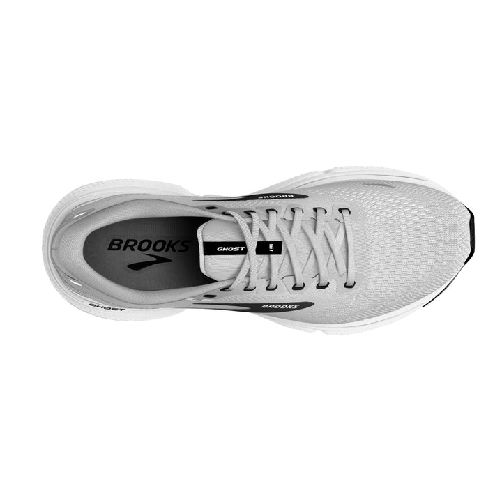 Brooks Mens Ghost 15 Wide - Alloy/Oyster/Black (1103932E098)