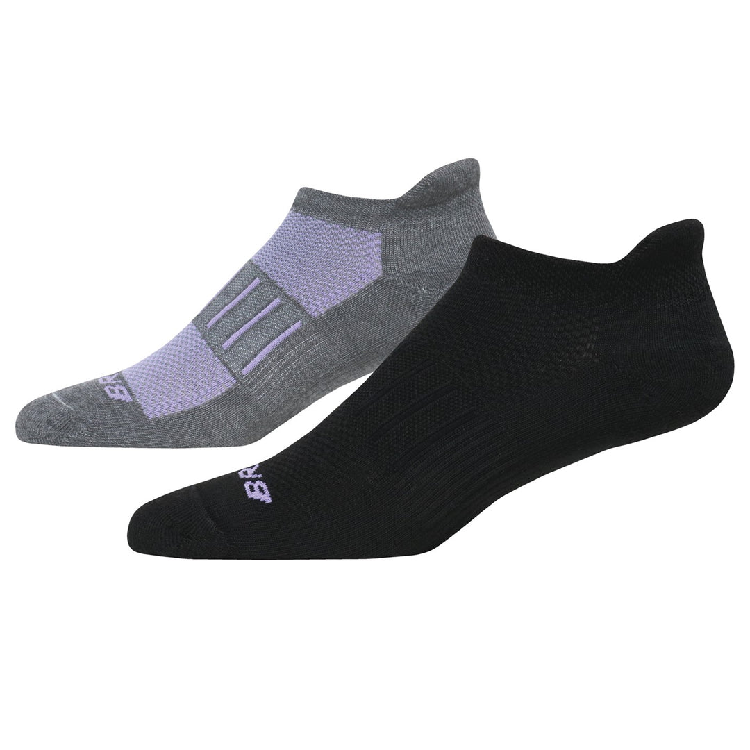 Brooks Unisex Ghost Midweight Socks 2-Pack (741543007)