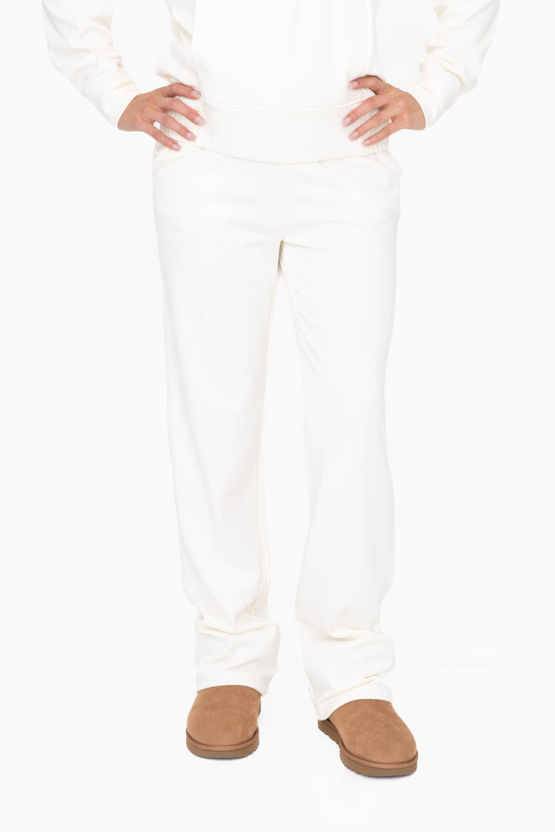 Mono B - Micro Fleece Wide Leg Pant (KP11919)