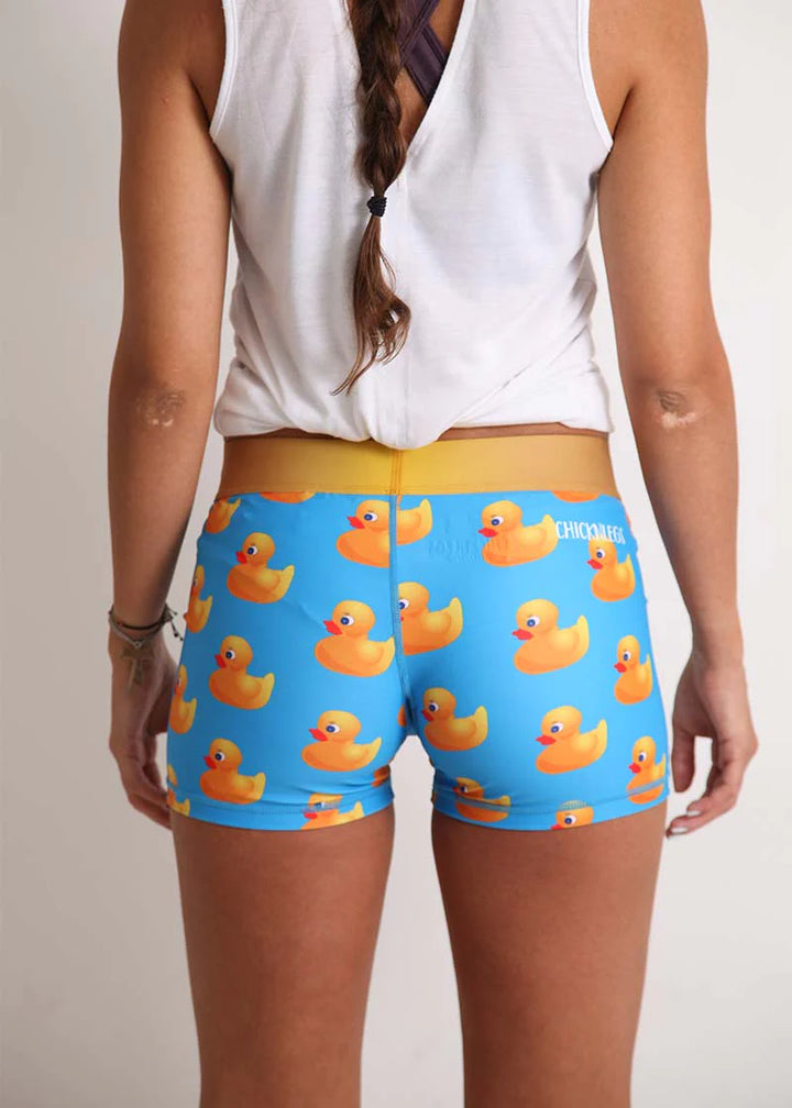 Chicknlegs Womens Rubber Ducky 3" Compression Shorts (3800-125)