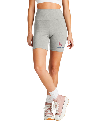 Pantalón corto ciclista de cintura alta Flex para mujer Lincoln-Sudbury Track & Field (DT7509)