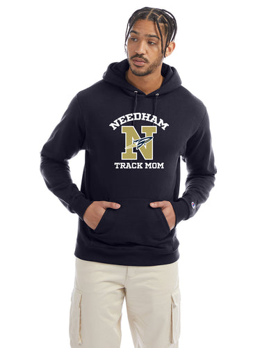 Needham "Track Mom" Champion Pullover Hooded Sweatshirt (S700)