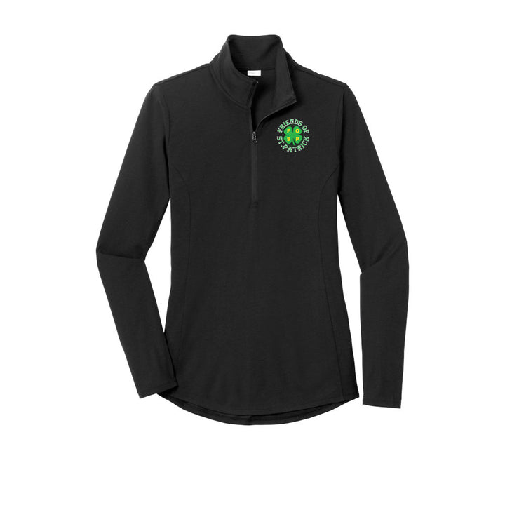 Friends of St. Patrick Tri-Blend Wicking 1/4-Zip Pullover(LST407)