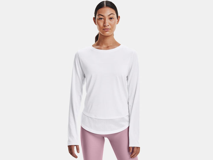 Womens Under Armour Tech Vent Long Sleeve (1366130)